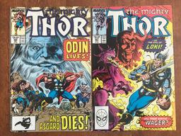 2 Issues The Mighty Thor Comic #399 & #401 Marvel 1989 Comics Copper Age Comics