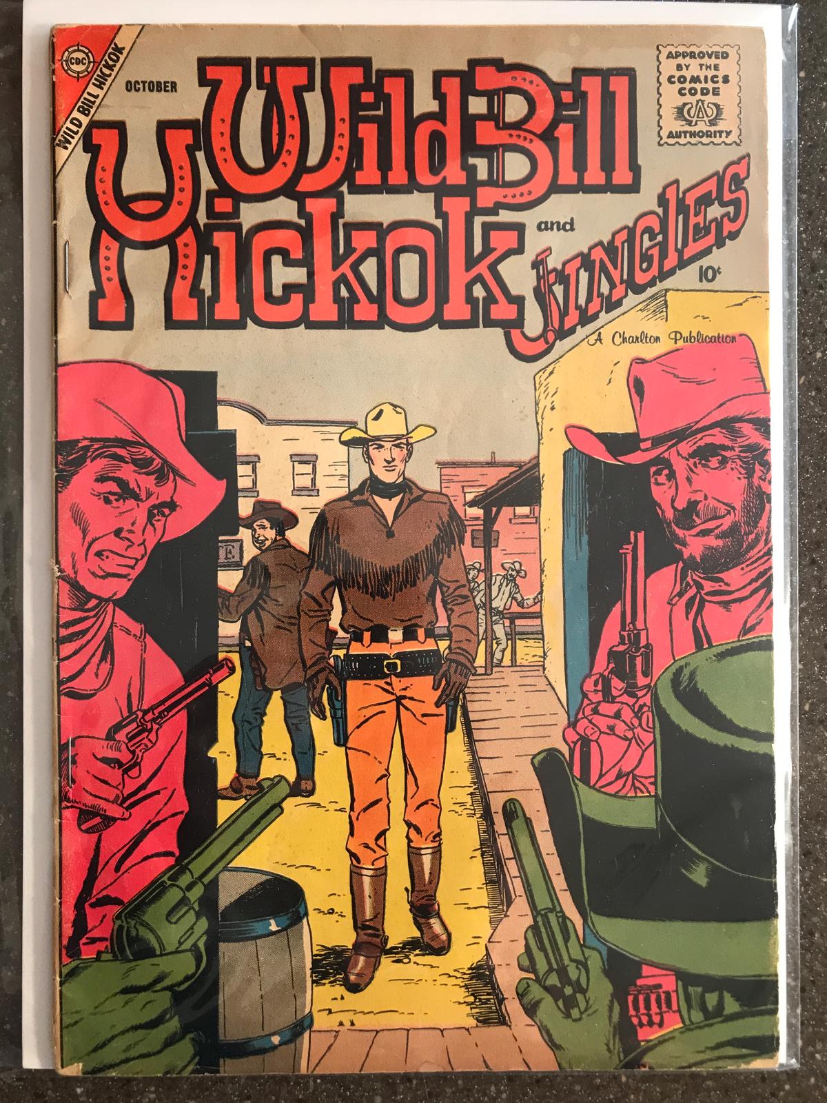 Wild Bill Hickok and Jingles Comic #69 Charlton Comics 1958 SILVER Age 10 cent