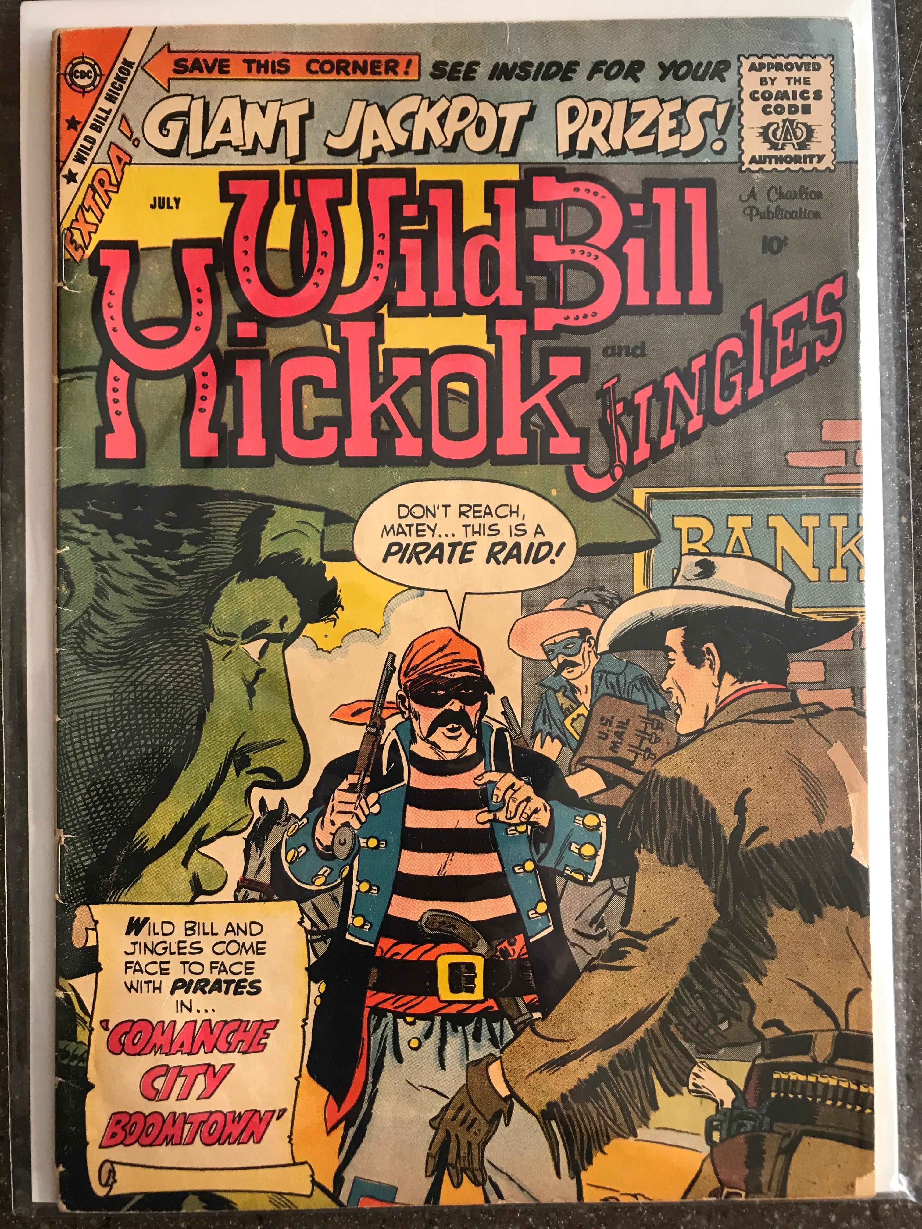 Wild Bill Hickok and Jingles Comic #73 Charlton Comics 1959 SILVER Age 10 cent