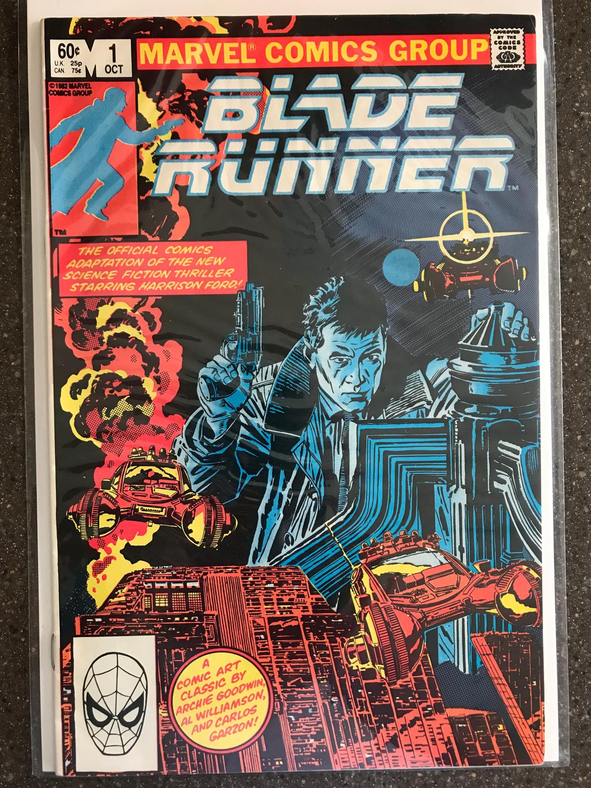 Blade Runner Comic #1 Marvel 1982 Bronze Age Key 1st Issue Archie Goodwin