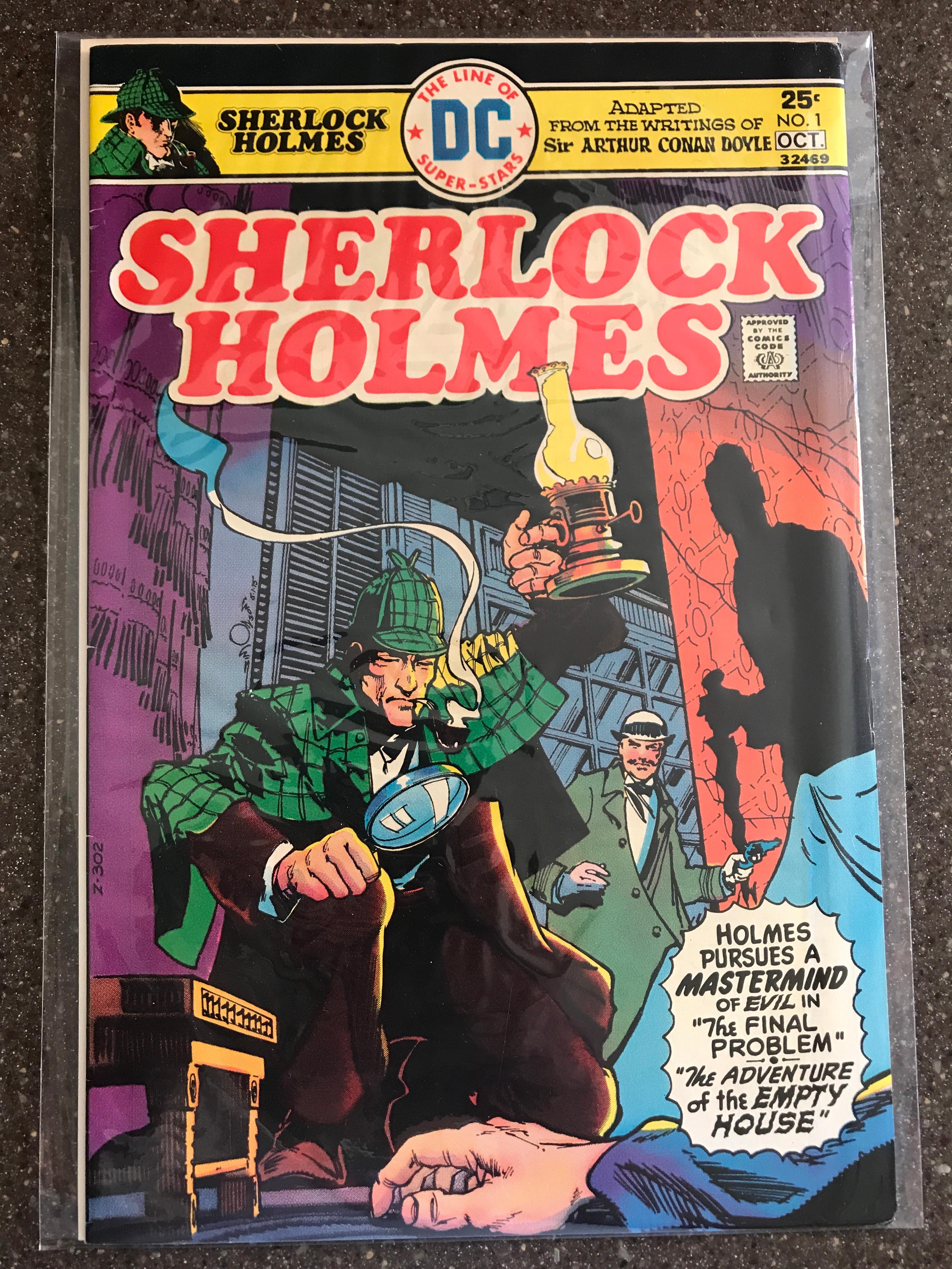 Sherlock Holmes Comic #1 DC Comics 1975 Bronze Age Key First Issue Walt Simonson