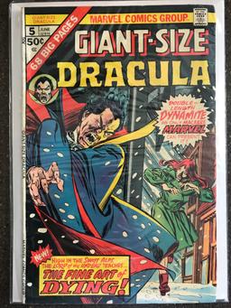 Giant Size Marvel Dracula #5 Gil Kane 1975 Bronze Age Key Final Issue & John Byrne First Art at Marv