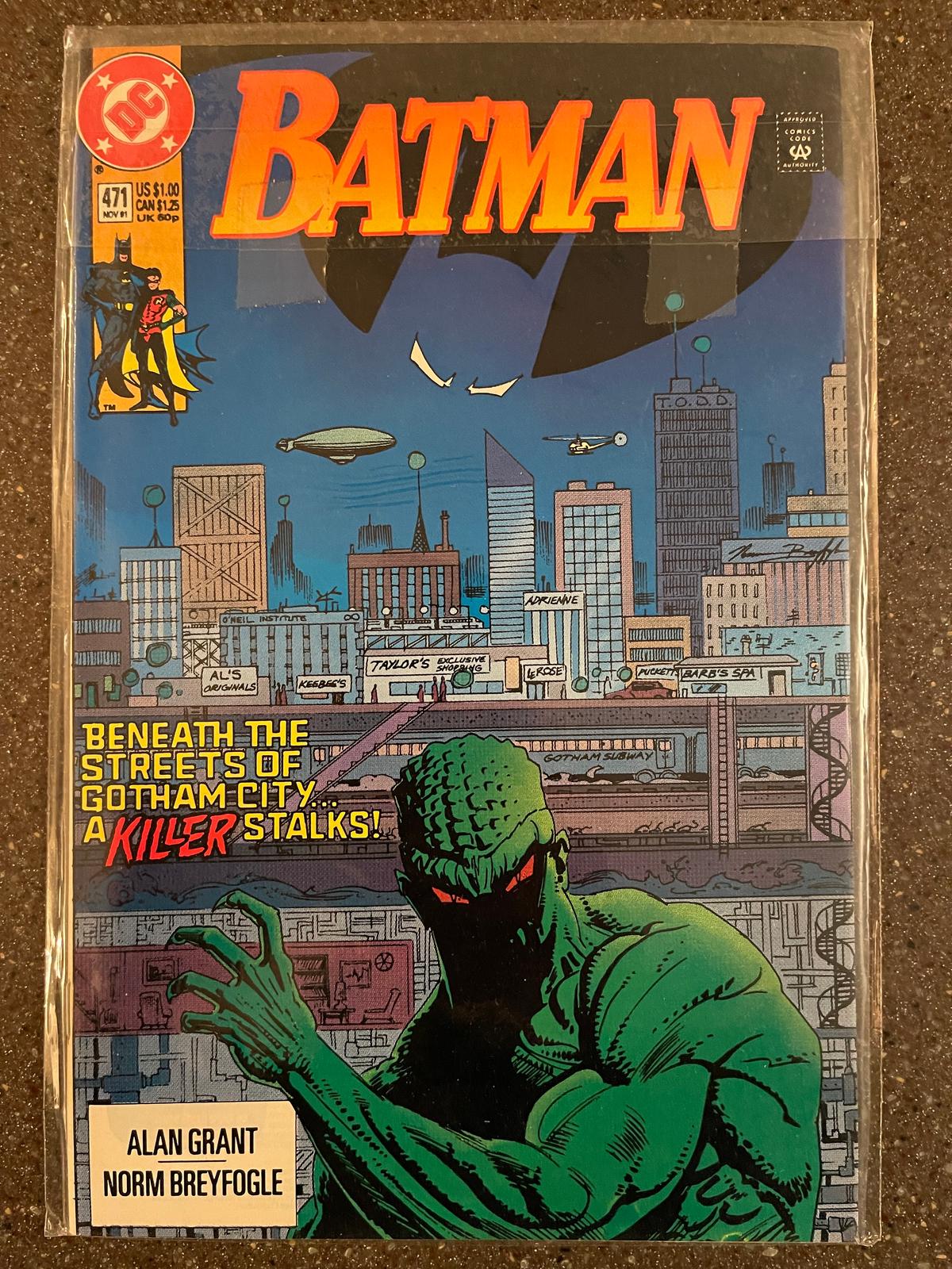 Batman Comic #471 DC Comics 1991 A Killer Stalks Gotham