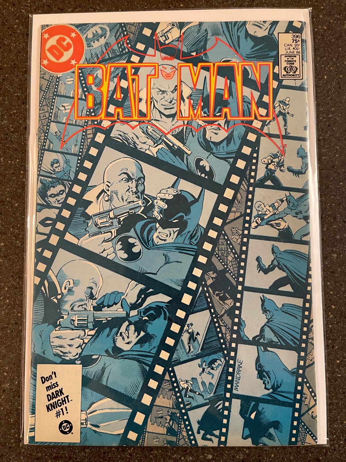Batman Comic #396 DC Comics 1986 Copper Age Climax to the Film Freak Saga