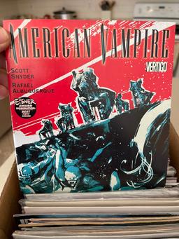Short Box with Over 180 Comics From Copper Age to Modern Age Some Marvel DC & Many Independents