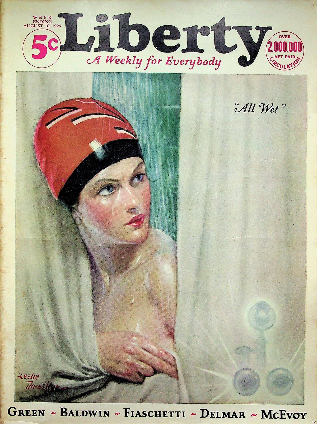 Liberty Magazine A Weekly for Everybody August 10 1929 Golden Age Great Depression Era Magazine 5 Ce