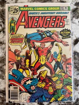 Avengers Comic #148 Marvel 1976 Bronze Age Key American Eagle Becomes Captain Hawk