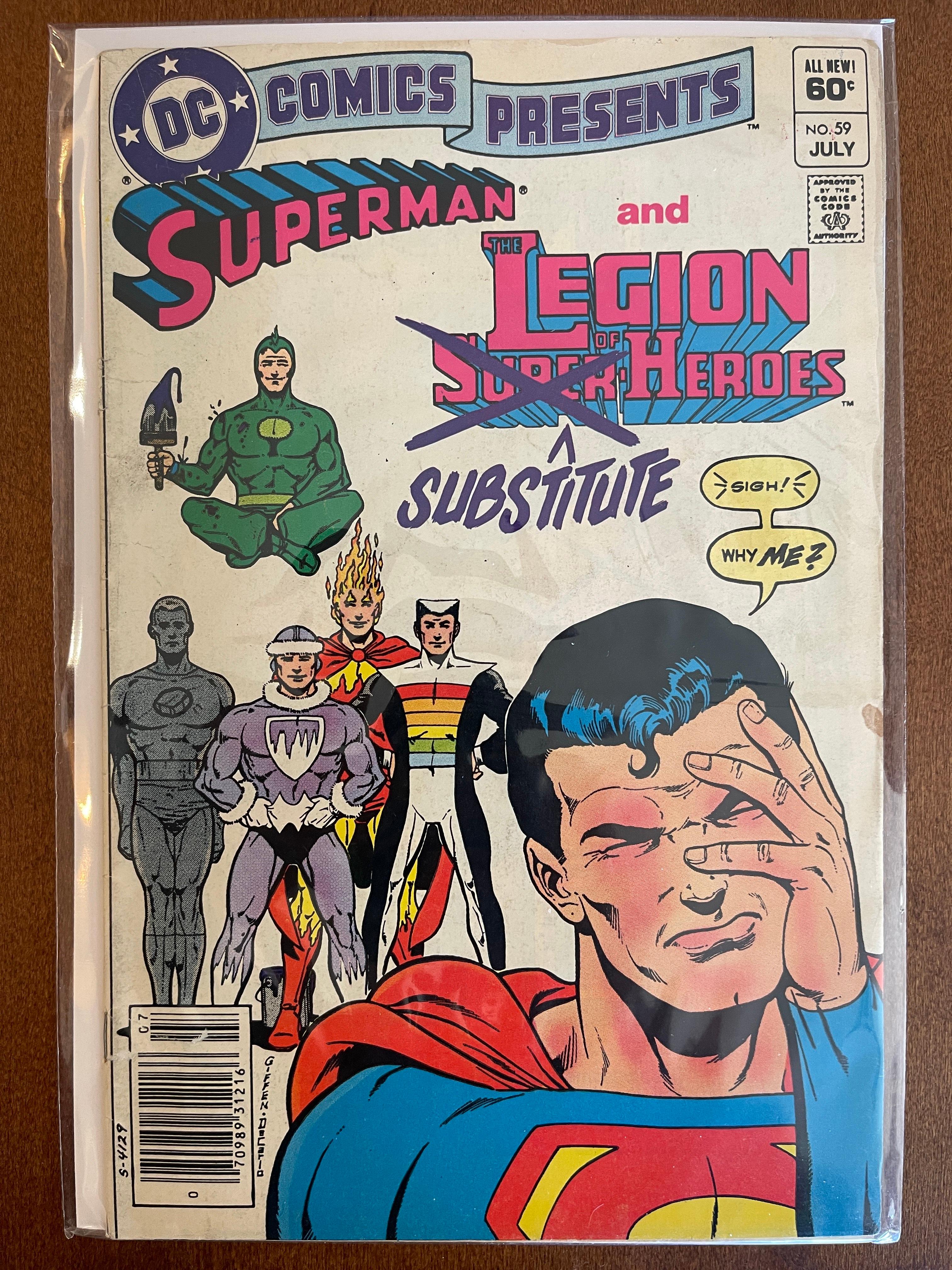 DC Comics Presents #59 DC Comics Superman & Legion of Substitute Heroes 1983 Bronze Age