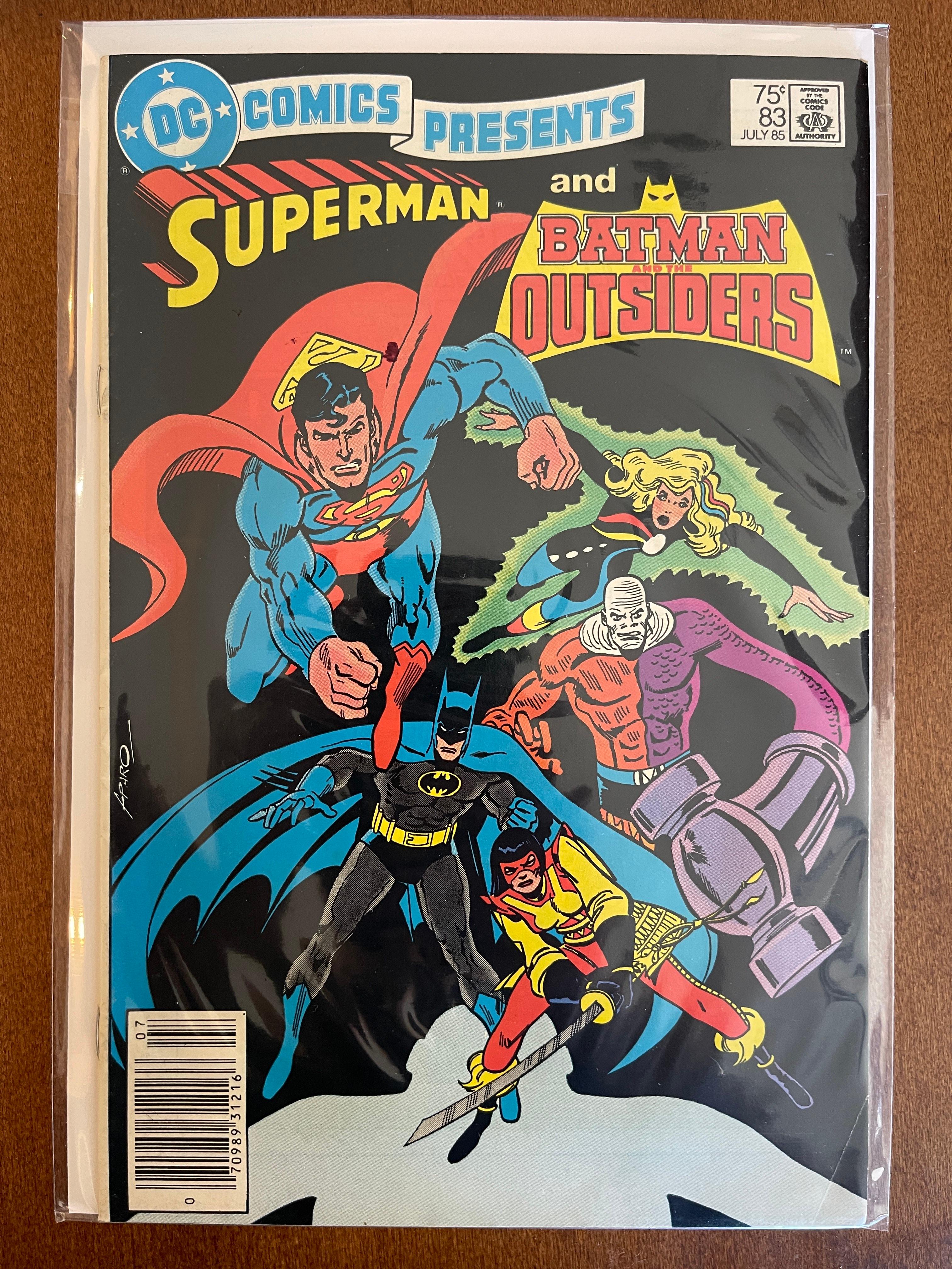 DC Comics Presents #83 DC Comics Superman & Batman & the Outsiders 1985 Bronze Age