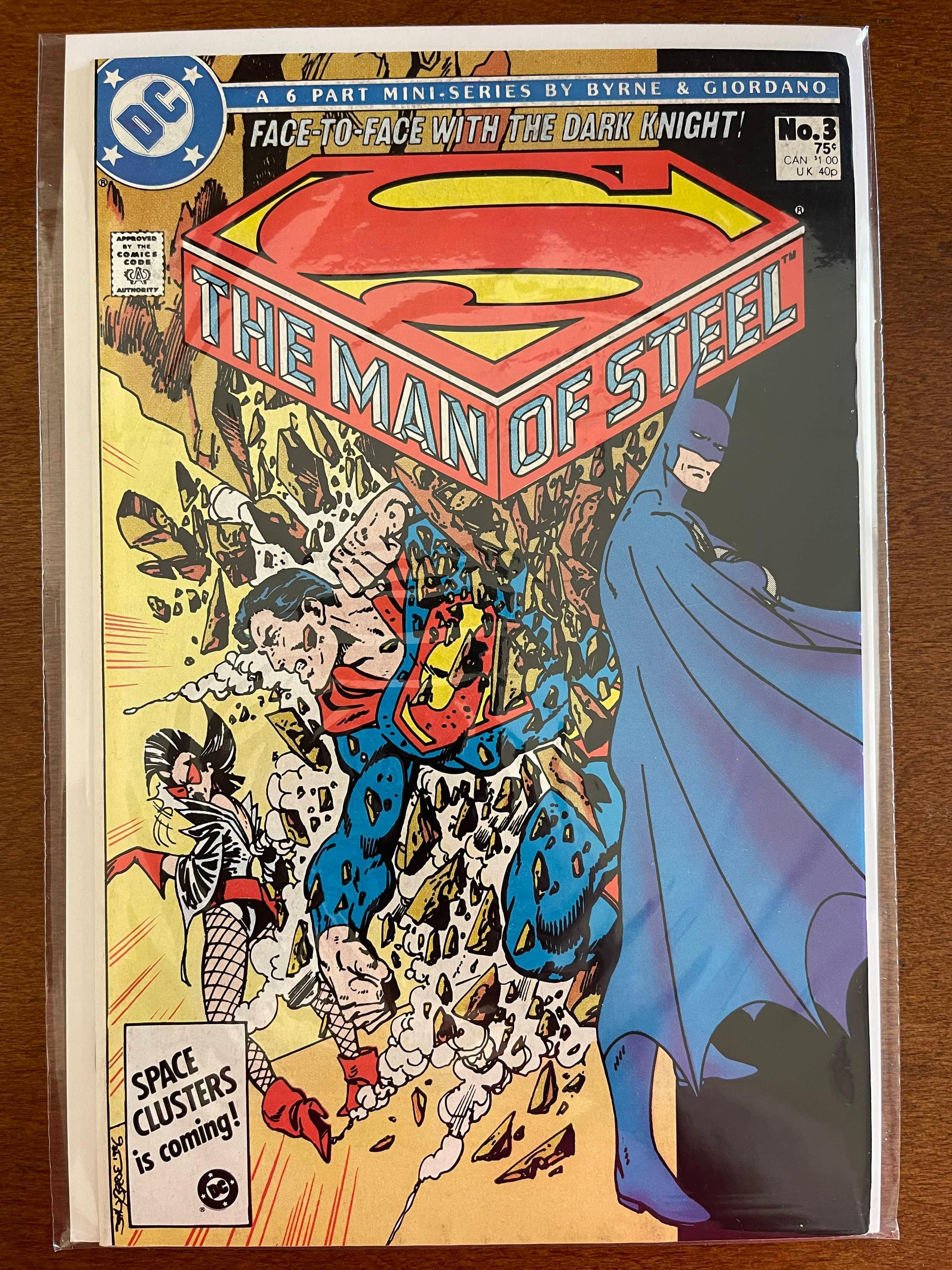 Man of Steel Comic #3 DC Comics John Byrne Dick Giordano 1983 Bronze Age