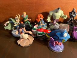 14 Disney Infinity Figures Cars Marvel Super Heroes Pixar Disney Princesses