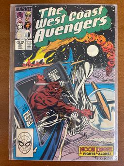 West Coast Avengers Comics #29 Marvel Comics 1988 Copper Age Moon Knight The Shroud