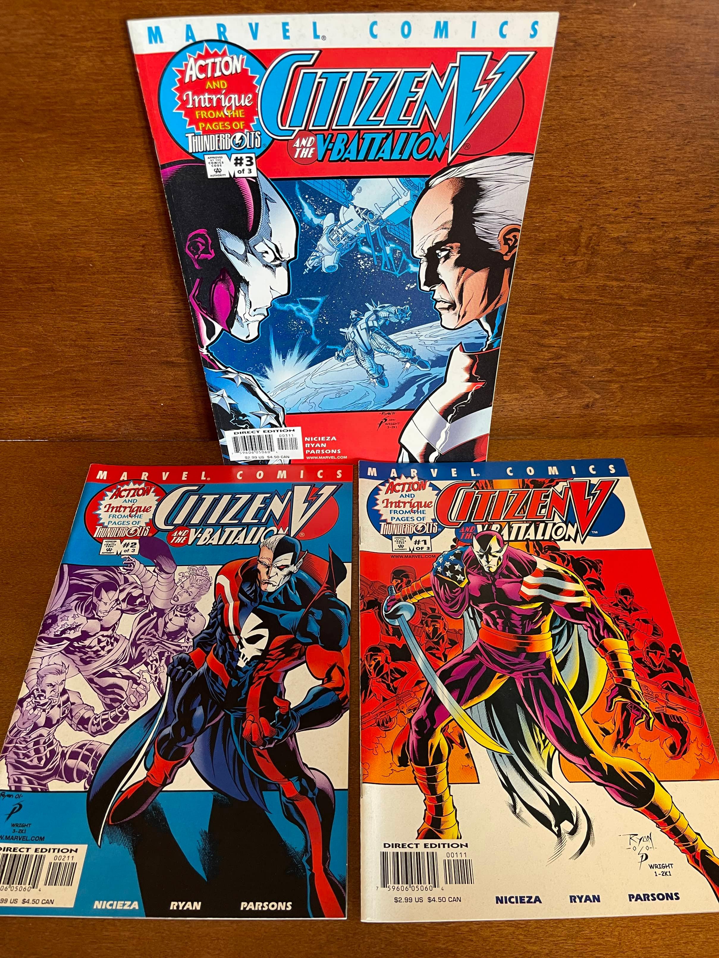 3 Issues Citizen V #1-3 Full Set Marvel Comics KEY 1st Issue