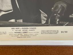 Original Studio Publicity Still 8X10 of Bob Hope Rhonda Fleming (1959) Alias Jesse James