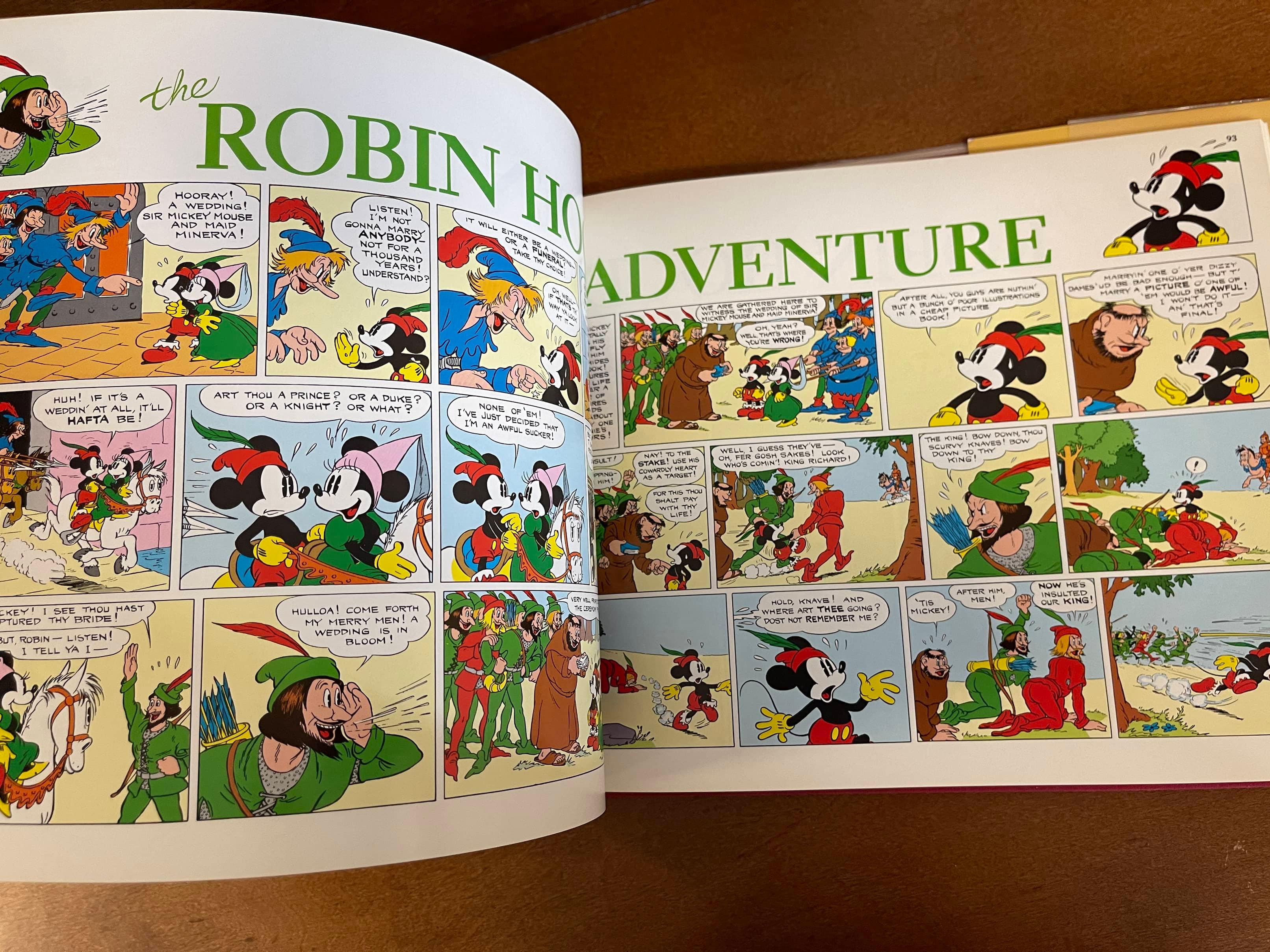 Hardcover Book Walt Disneys Mickey Mouse in Color 1930s Comic Strip Classics Pantheon Books 1988 Als