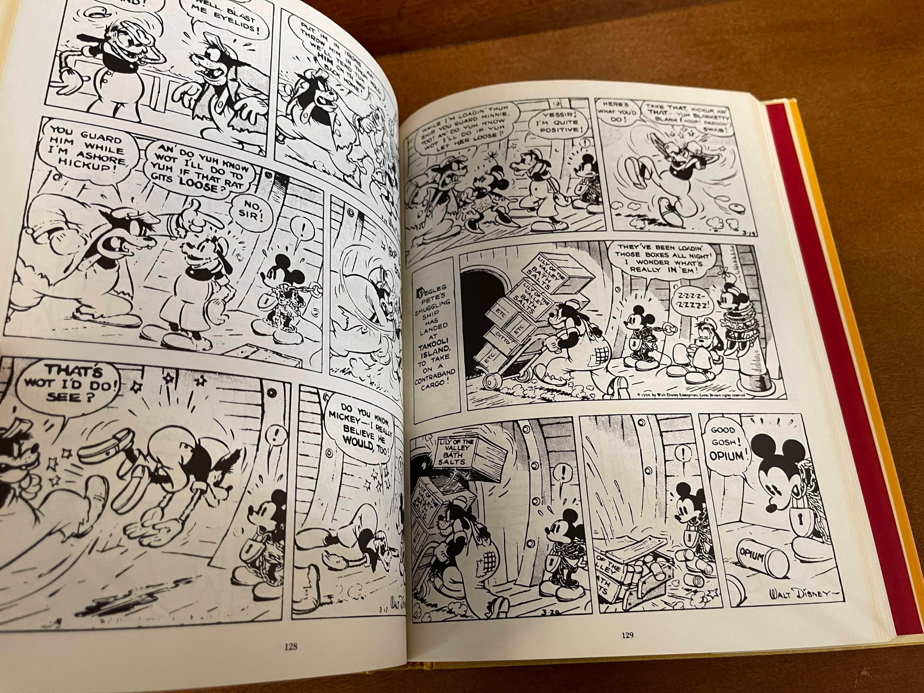 Hardcover Mickey Mouse Fifty Happy Years Harmony Books 1977 Walt Disney Productions