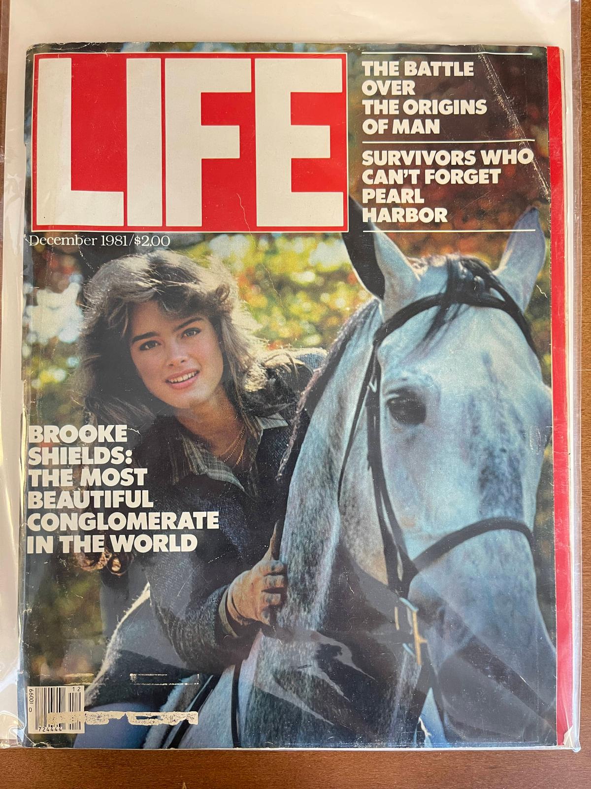 Life Magazine December 1981 Brooke Shields The Most Beautiful Conglomerate in the World Bronze Age