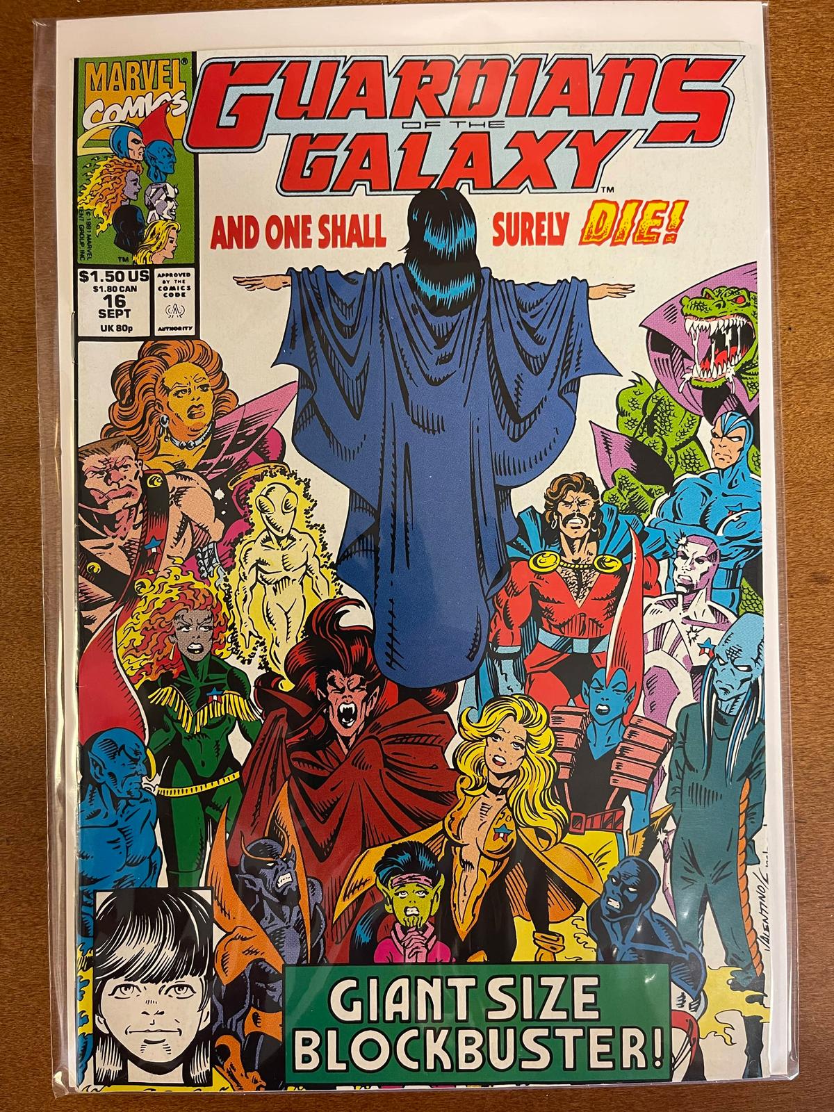 Guardians of the Galaxy Comic #16 Marvel Comics 1991 Giant Size Blockbuster