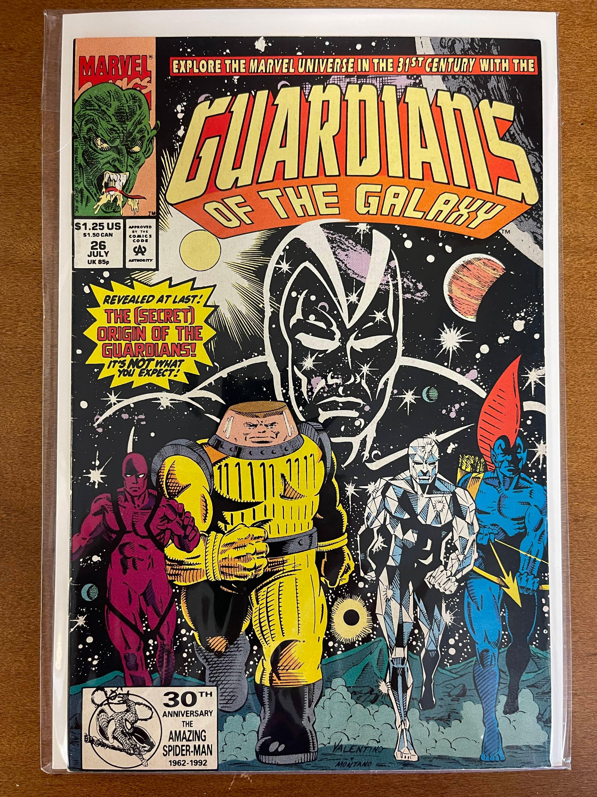 Guardians of the Galaxy Comic #26 Marvel Comics 1992 Origin of the Guardians
