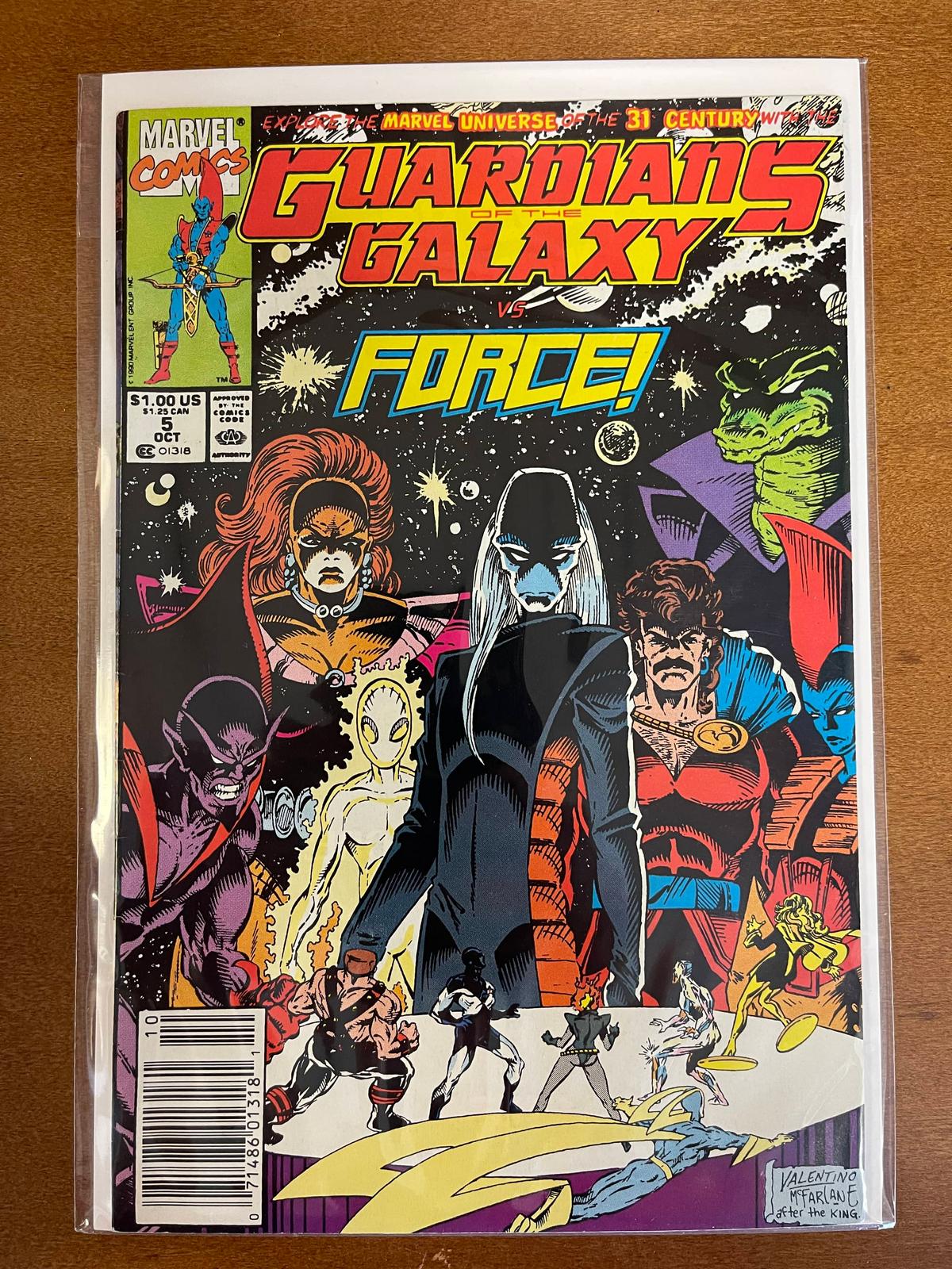 Guardians of the Galaxy Comic #5 Marvel Comics 1990 Copper Age Force