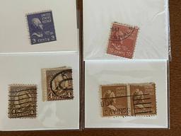 6 Stamps Used Singles US #847 1939 #851 1939 #687 1930 Pair US #849 1939