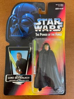 Star Wars The Power of the Force Jedi Knight Luke Skywalker Figure 1996 Orange Card