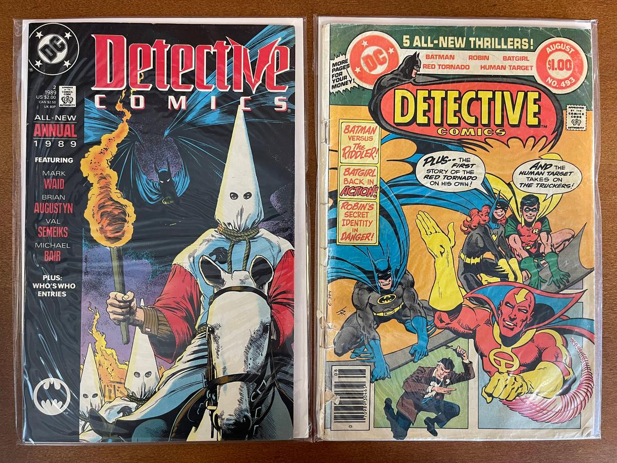2 Issues Detective Comics Annual #2 & Detective Comics #493 DC Comics