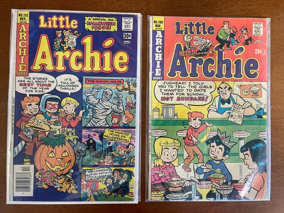 2 Issues Little Archie Comic #100 & #113 Archie Comics 1975 / 1976 Bronze Age Comics