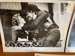 Three Burt Lancaster Photos with Studio Text at Bottom Elmer Gantry The Kentuckian Vera Cruz
