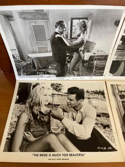 Four Brigitte Bardot Photos from The Bride is Too Much and La Parisienne (1958)