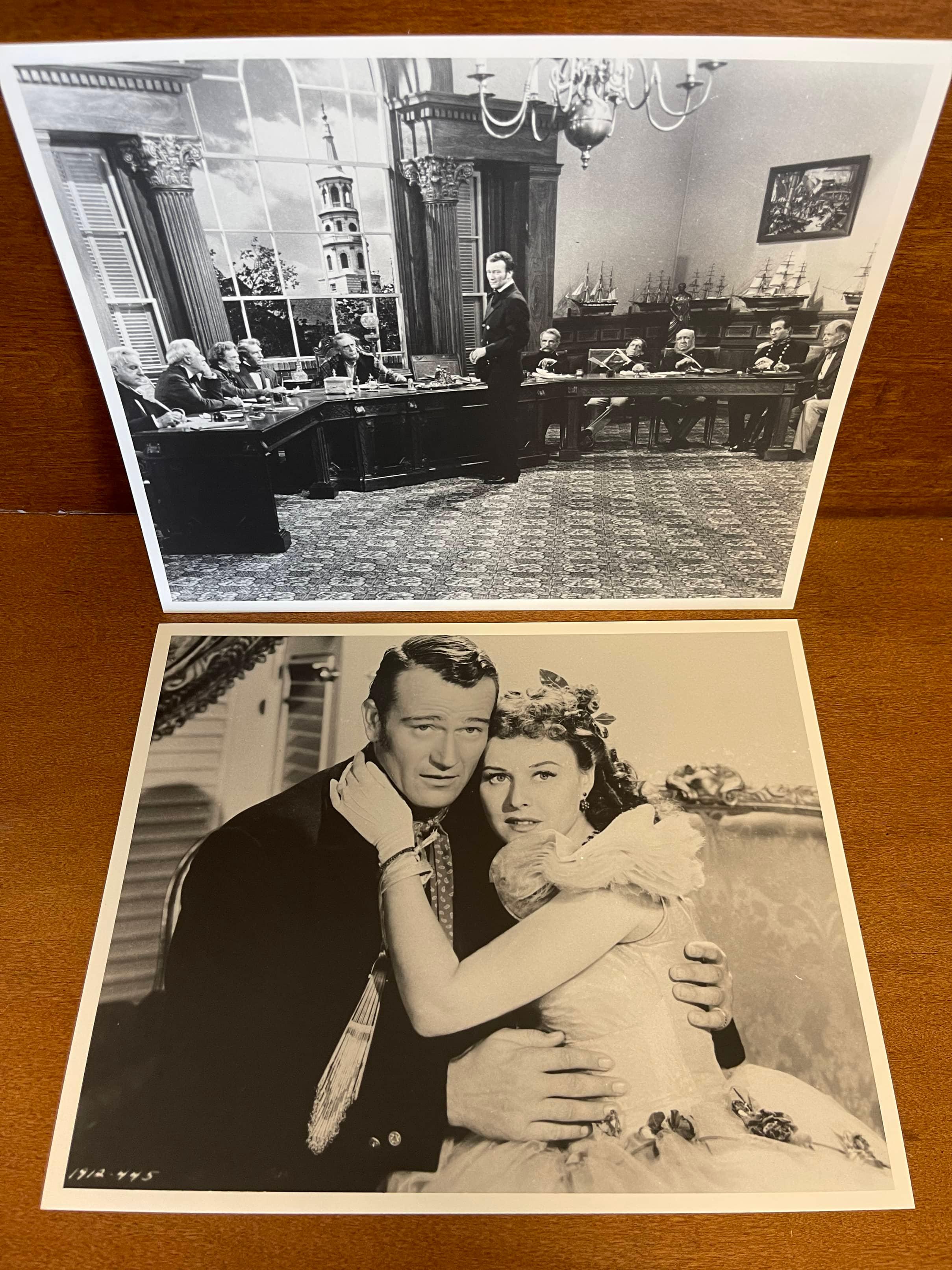 Two Reap the Wild Wind Photos 1942 John Wayne Paulette Goddard 8x10