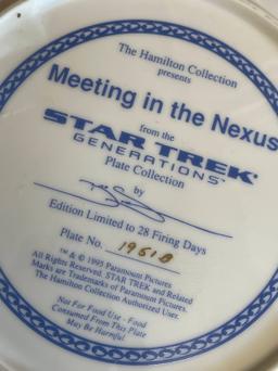 Meeting in the Nexus from the Star Trek Generations Plate Collection #1951B From The Hamilton Collec
