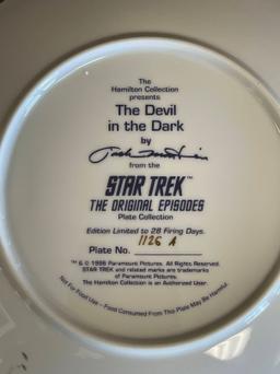 Devil in the Dark from the Star Trek Original Episodes Plate Collection #N26A With COA From The Hami