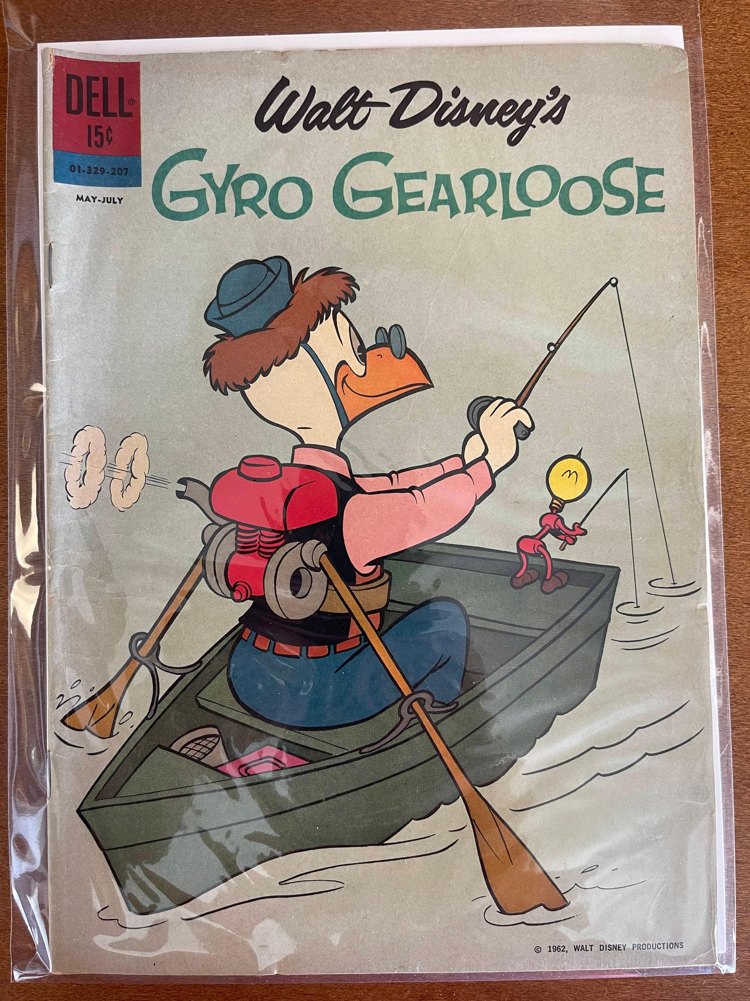 Gyro Gearloose Comic #1 Dell Walt Disney 1962 Silver Age Carl Barks Cover KEY 15 Cents