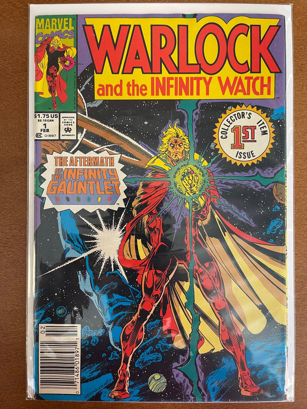 Warlock and the Infinity Watch Comic #1 Marvel Key First issue Adam Warlock