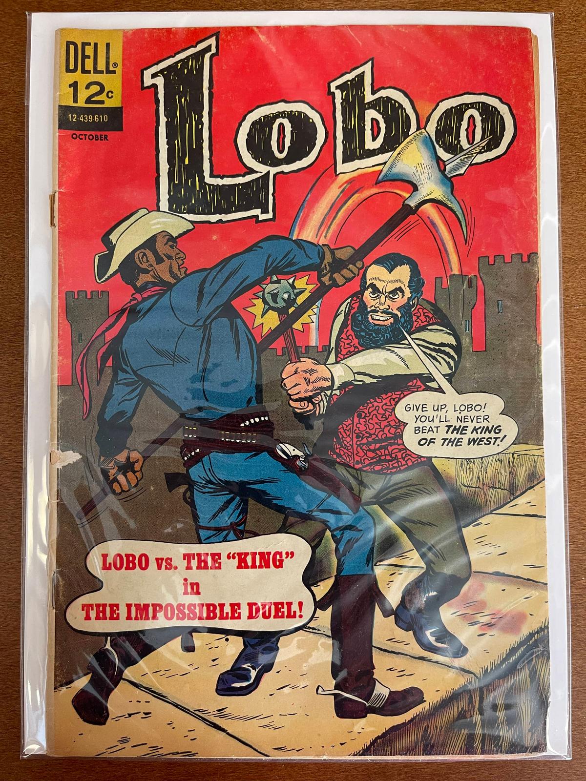 LOBO Comic #2 Dell Comics 1966 Silver Age KEY 2nd Appearance of Lobo 12 Cents