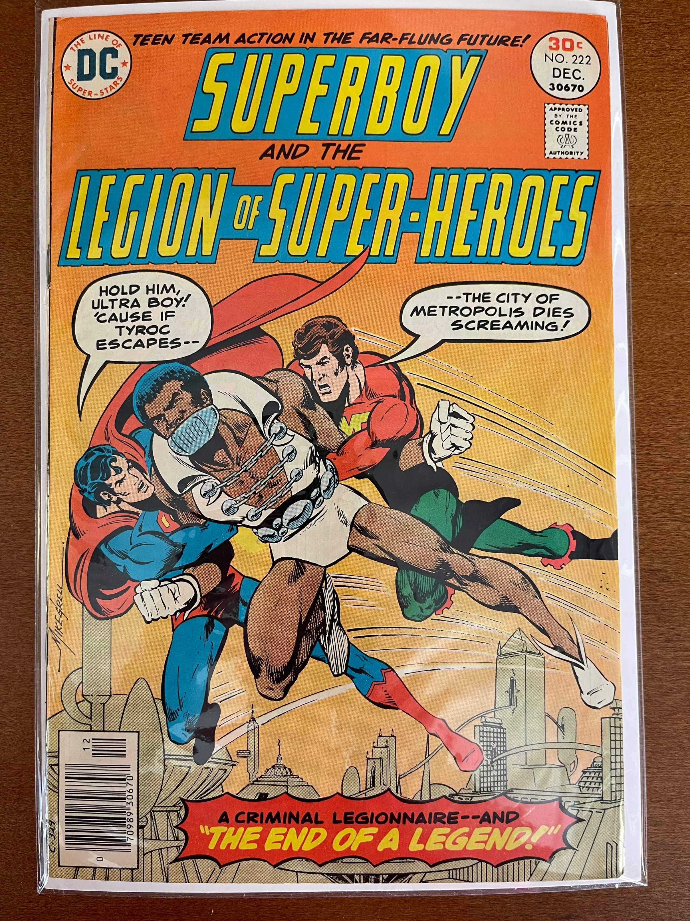 Superboy and the Legion of Super-Heroes Comic #222 DC Comics Key 1st Name Change