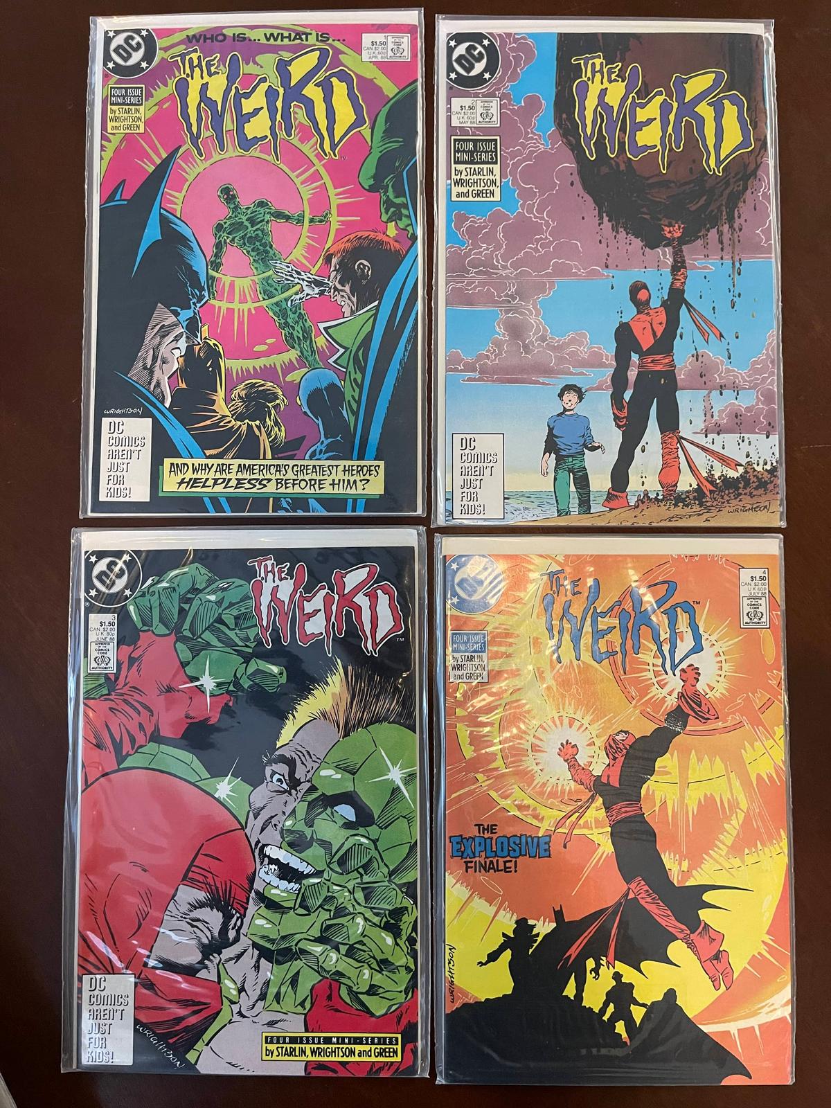 Complete The Weird Comic Series #1-4 Copper Age 1988 Key First Issue