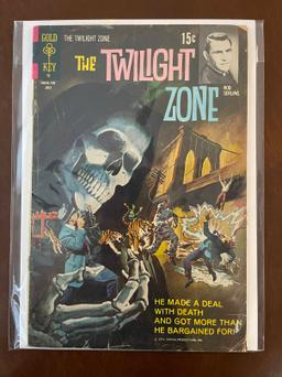 The Twilight Zone Comic #38 Gold Key 1971 Bronze Age TV Show Comic Rod Serling 15 Cents