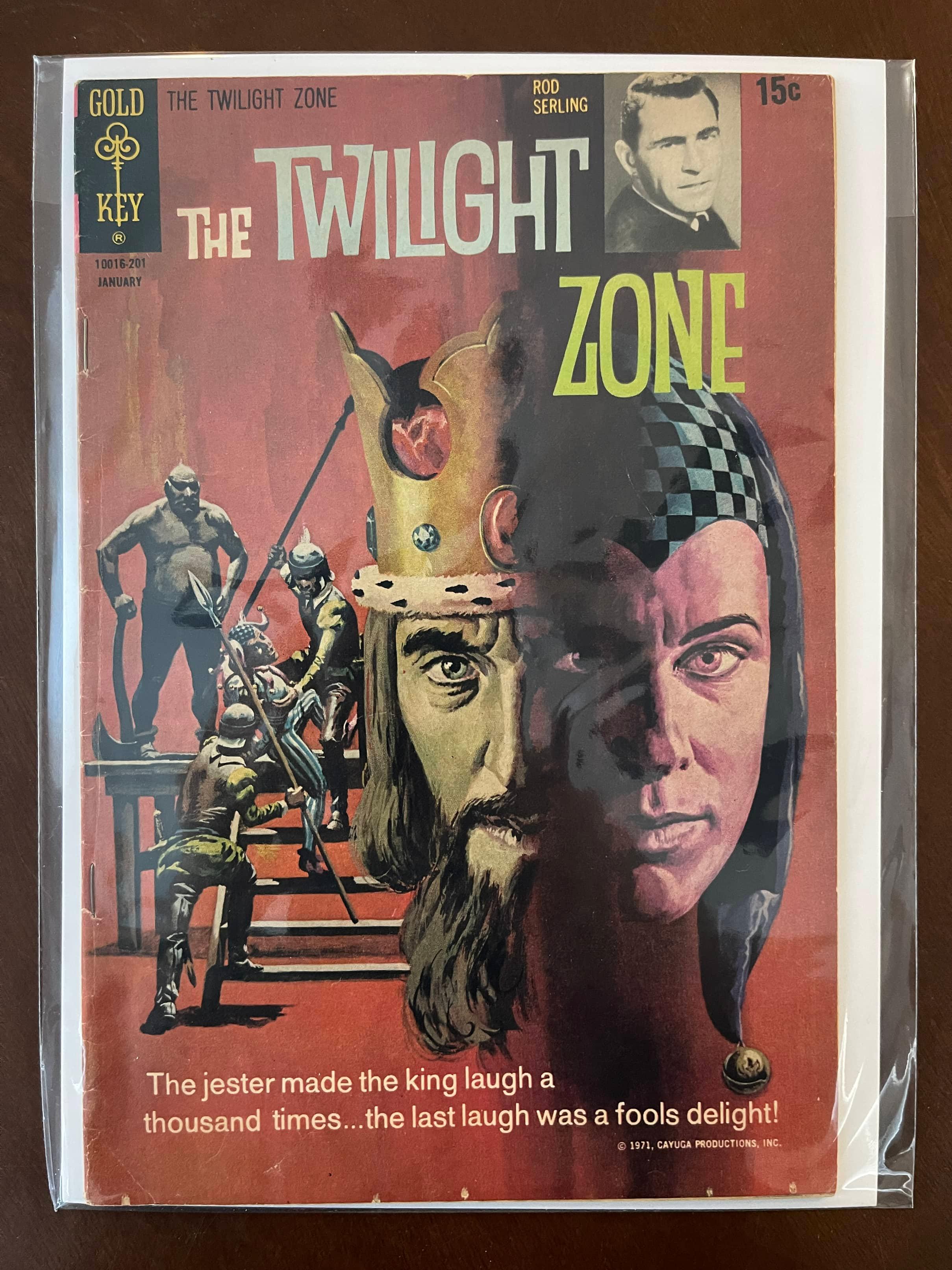 The Twilight Zone Comic #41 Gold Key 1972 Bronze Age TV Show Comic Rod Serling 15 Cents