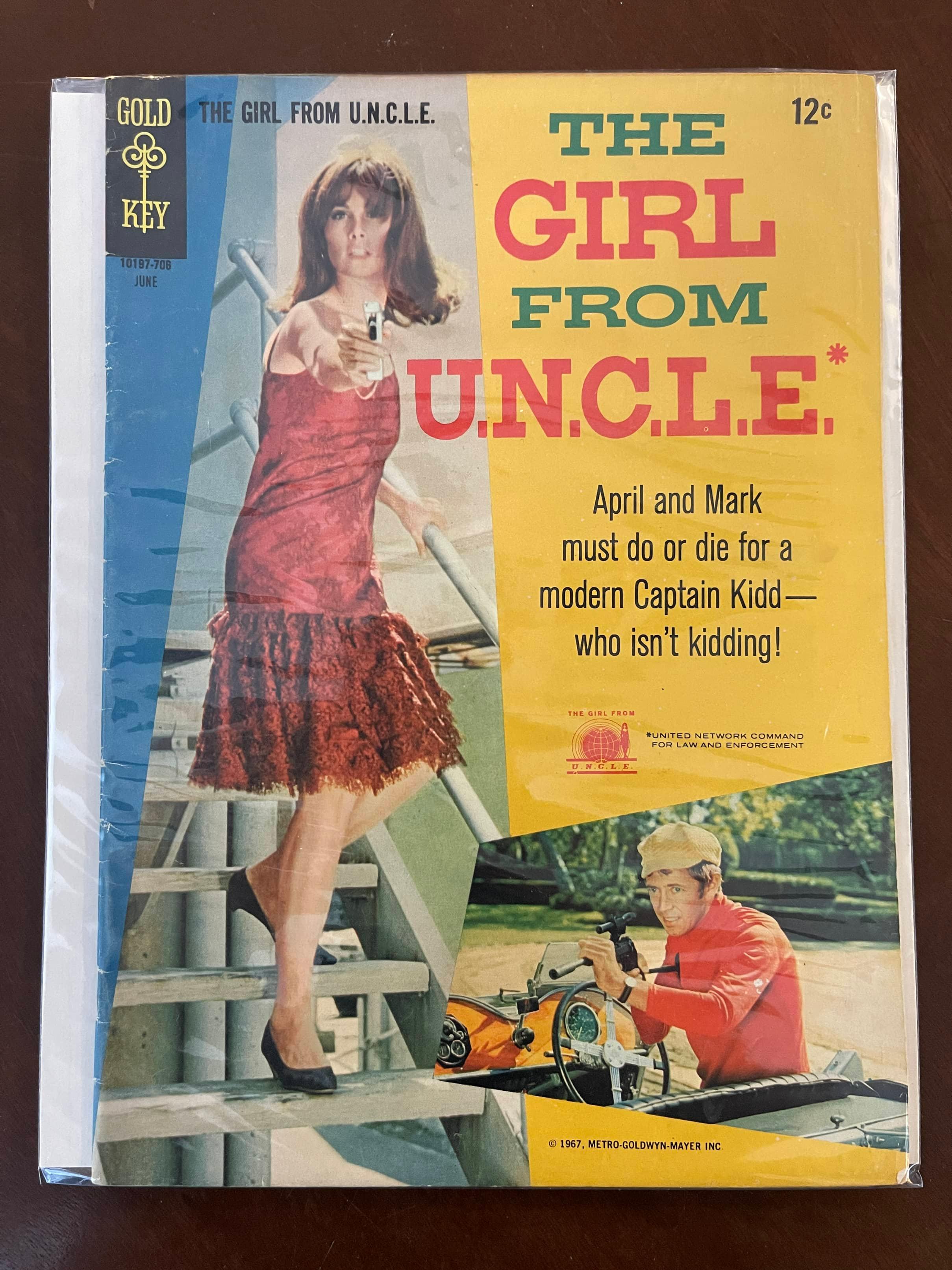 The Girl From UNCLE Comic #3 Gold Key 1967 Silver Age TV Show Comic 12 Cents