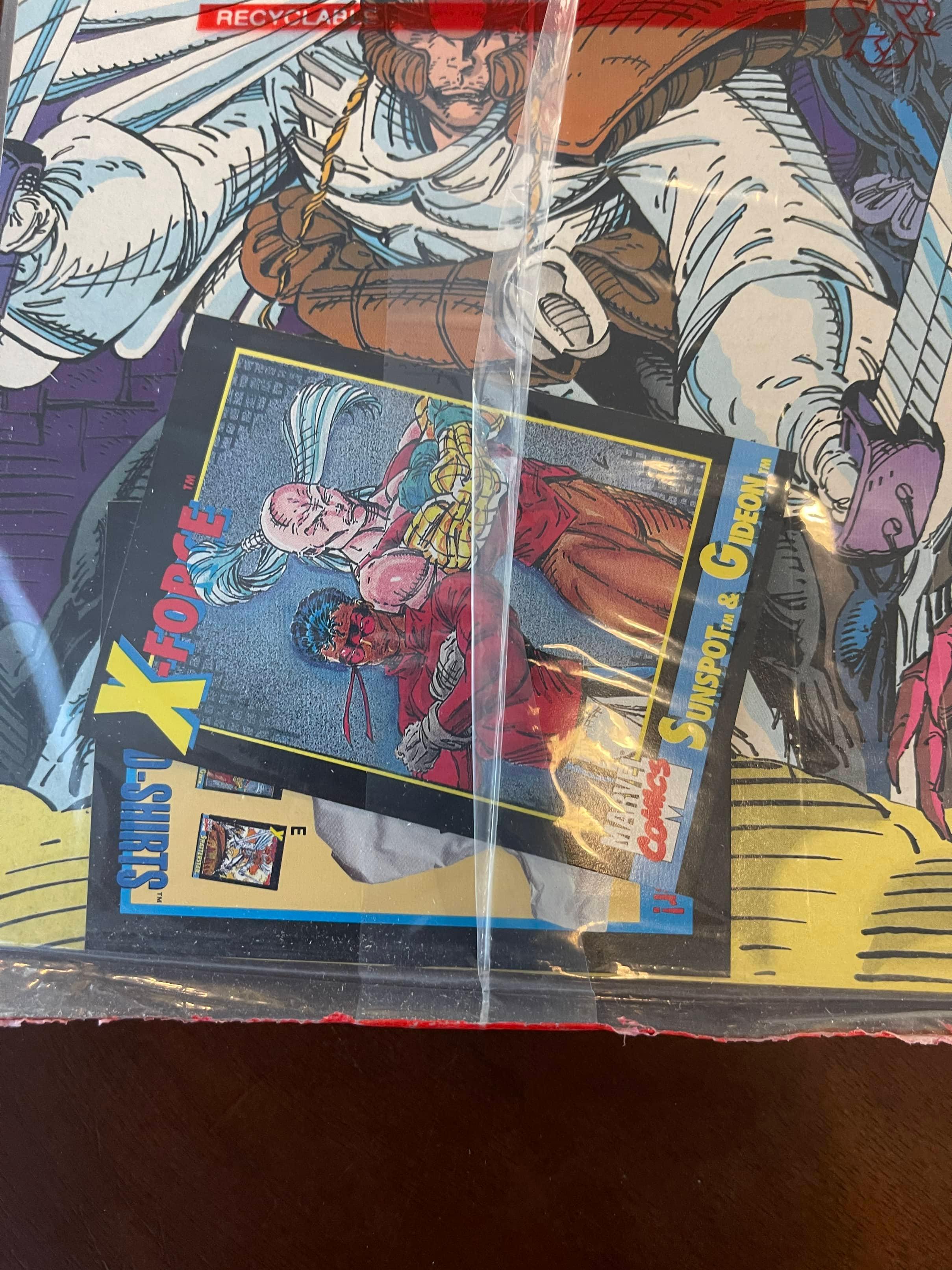 X-Force Comic #1 Marvel Comics Polybagged with Trading Card Key First Issue