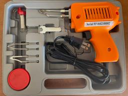 Soldering Gun Model 42685 Chicago Electric Power Tools Like New Condition Instructions & Case Includ