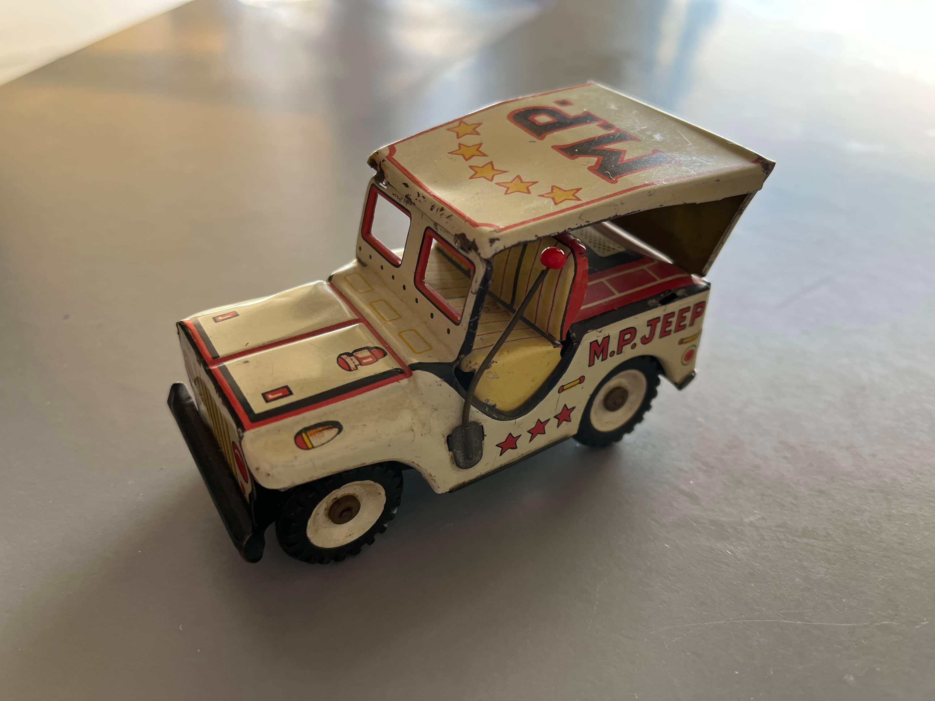 1950's Toy MP Jeep - Tin Litho