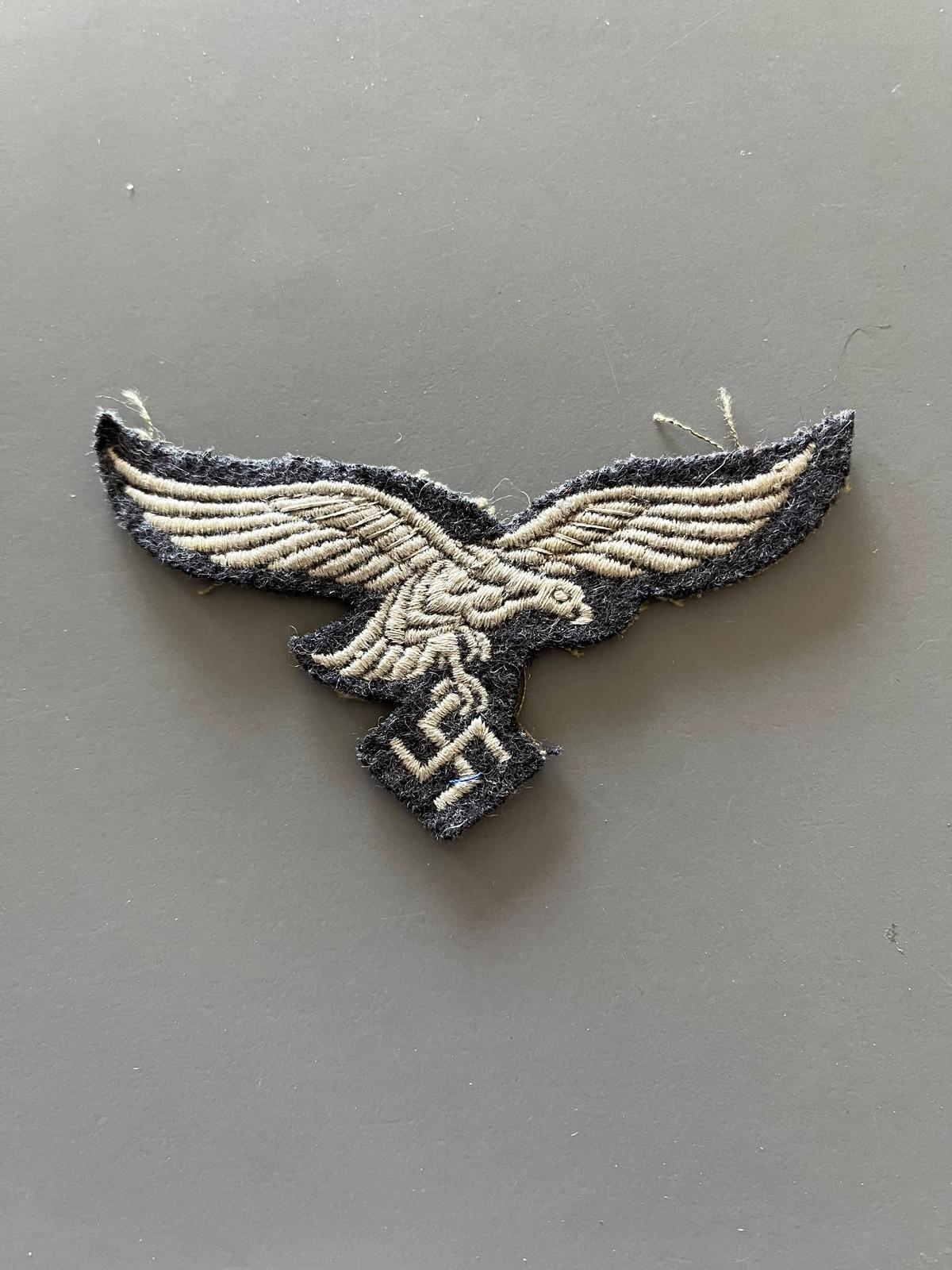 WWII Nazi Luftwaffe Cloth Eagle