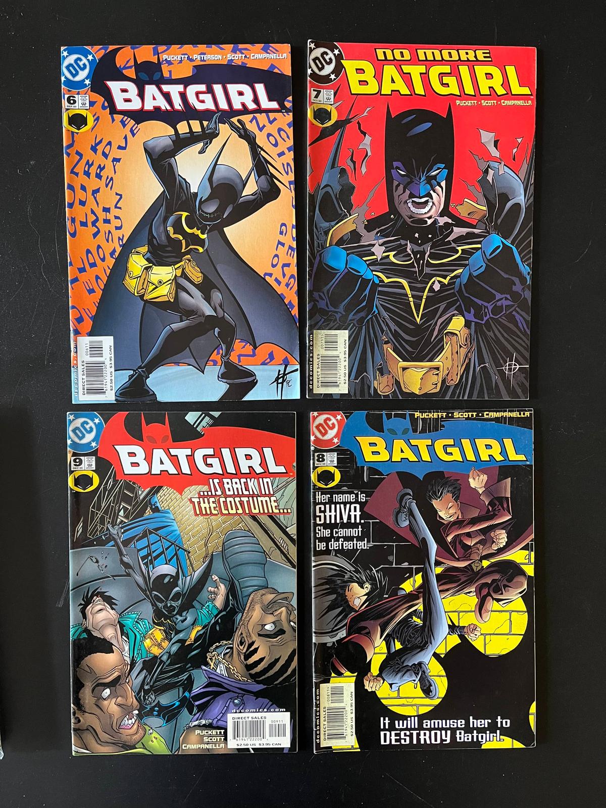4 Issues Batgirl Comic #6 #7 #8 & #9 DC Comics