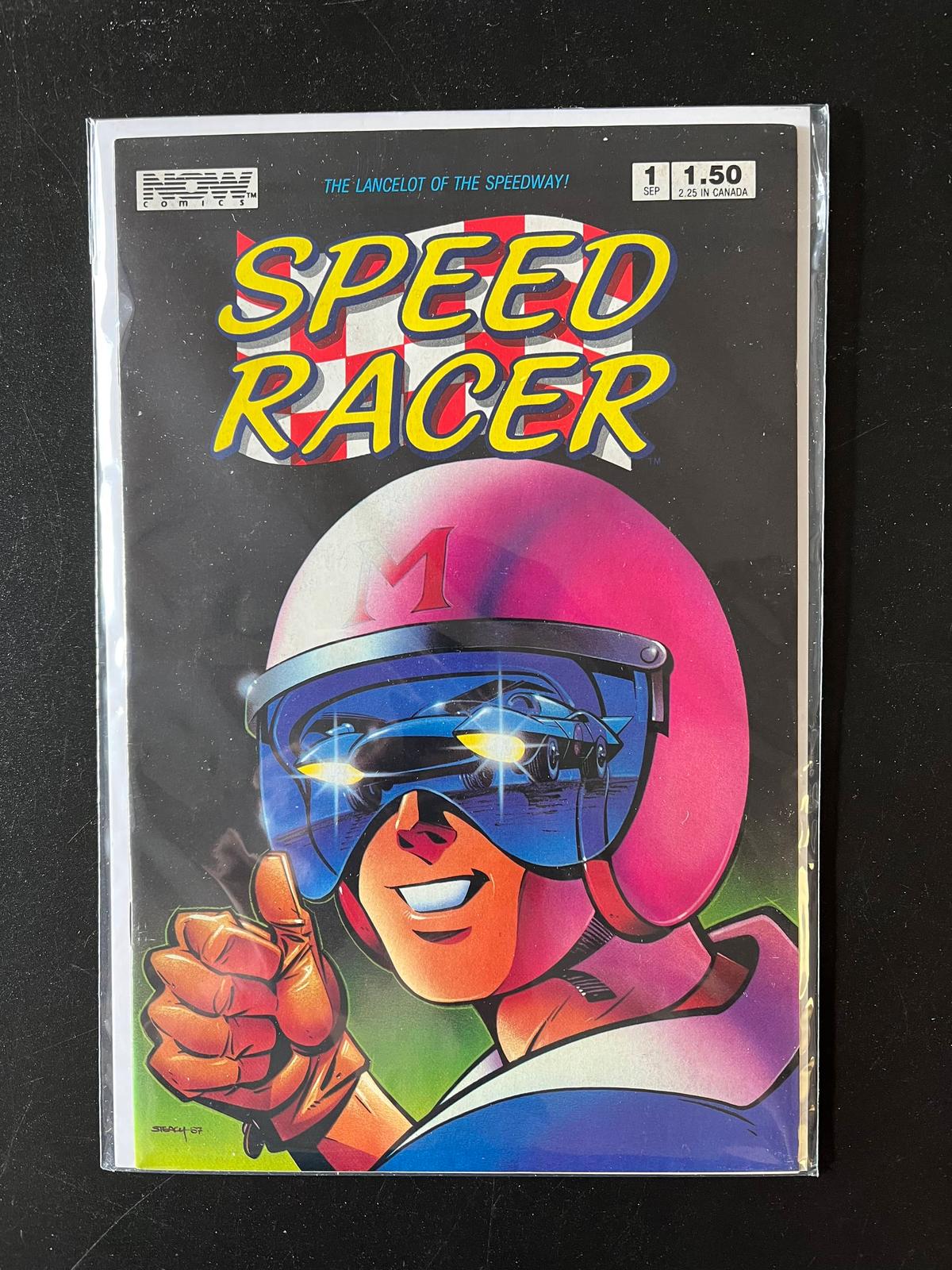 Speed Racer Comic #1 Now Comics 1987 Copper Age KEY 1st Appearance and Origin of Speed Racer in US C