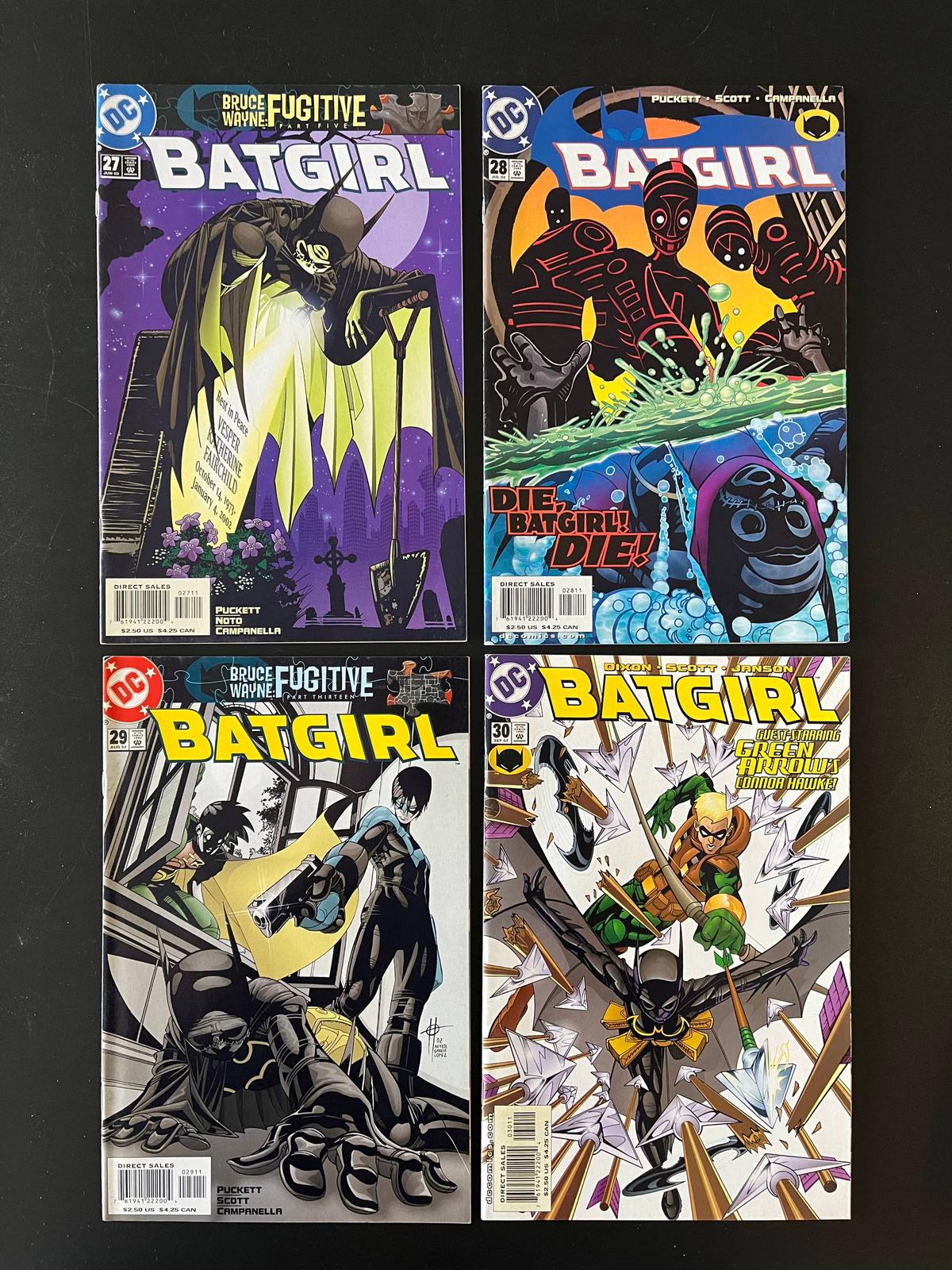 4 Issues Batgirl Comic #27 #28 #29 & #30 DC Comics