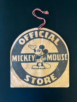 1930's Disney "Mickey Mouse" Store Sign