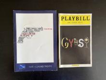 2 Vintage Playbills Classic Theater Deathtrap with Jonathan Groff Gypsy with Bernadette Peters